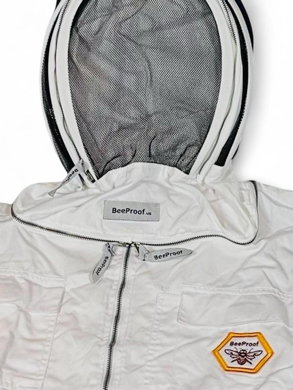 Beeproof Beekeeping Suit Cotton Breathable With Removable Hat Size Large